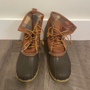 Men's L.L. Bean Boots 8", Flannel-Lined Insulated, Size 9M